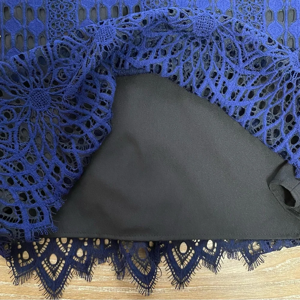 Harlyn Contrast Chiffon Lace Halter Body-Con Dress Women's Size XXL Whimsigoth - Picture 13 of 15